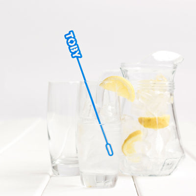 Personalised Drinks Stirrer - Drinks Swizzle - Personalised Drink Stick - Personalized Drink Cocktail Party .o. Made in UK - DirectlyPersonalised