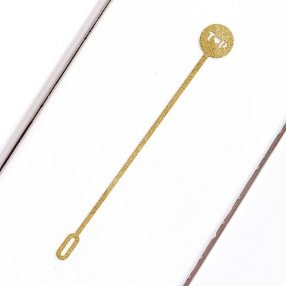 Personalised Drinks Stirrer - Drinks Swizzle - Personalised Drink Stick - Personalized Drink Cocktail Party .i. Made in UK - DirectlyPersonalised