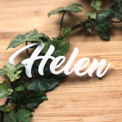 Personalised Wedding Name Place Settings Custom Dinner Reception Table Setting .c. - DirectlyPersonalised