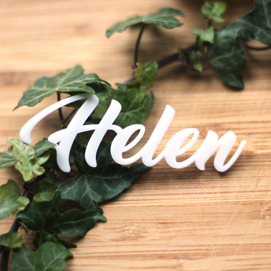 Personalised Wedding Name Place Settings Custom Dinner Reception Table Setting .c. - DirectlyPersonalised