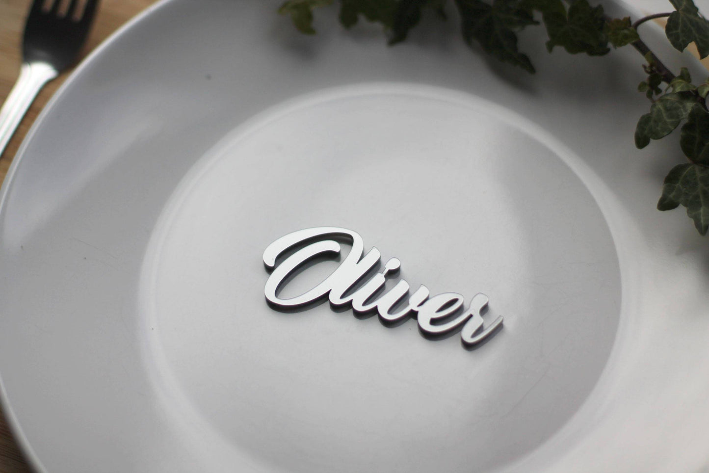 Personalised Wedding Name Place Settings Custom Dinner Reception Table Setting .c. - DirectlyPersonalised