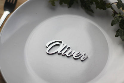 Personalised Wedding Name Place Settings Custom Dinner Reception Table Setting .c. - DirectlyPersonalised