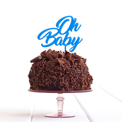 Oh Baby Cake Topper Party Baby Shower - Oh Baby Cake Topper - Oh Baby Cake Topper Decoration - Quick Worldwide Dispatch - DirectlyPersonalised