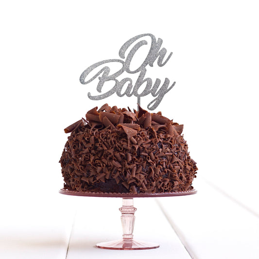 Oh Baby Cake Topper Party Baby Shower - Oh Baby Cake Topper - Oh Baby Cake Topper Decoration - Quick Worldwide Dispatch - DirectlyPersonalised