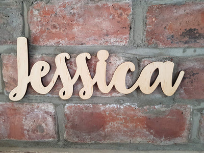 Large Wooden Plywood Personalised Name Sign, 30cm, 45cm, 59cm  or 90cm widths. Made in UK. Free Delivery in UK – Baby Name Sign – Wall Décor - DirectlyPersonalised