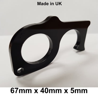 Hygenic No Contact Door Opener Keypad Pusher Hook Virus Protection Germ Avoider 67mm x 40mm UK Made - DirectlyPersonalised